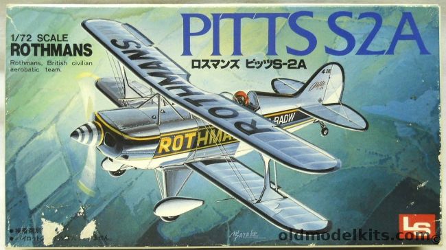 LS 1/72 Pitts Special S2A Rothmans, L1 plastic model kit