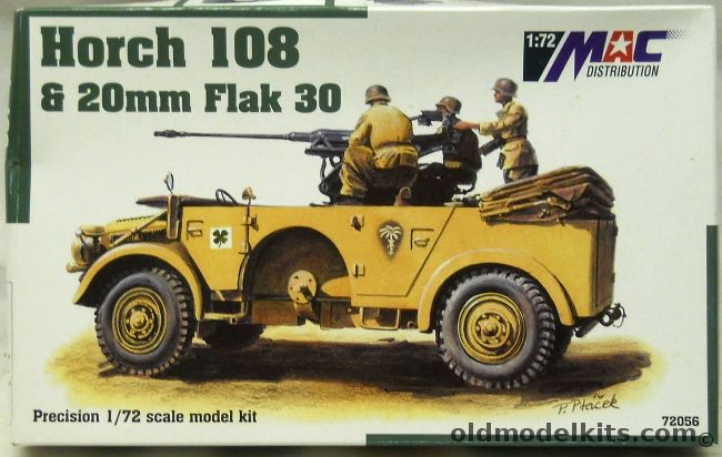 MAC Distribution 1/72 Horch 180 And 20mm Flak 30 - Afrika Korps 1942, 72056 plastic model kit