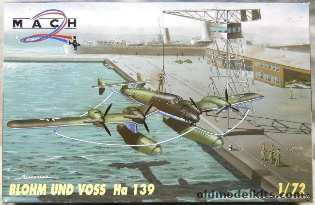 Mach 2 1/72 Blohm und Voss Ha-139 - Luftwaffe Minesweeper plastic model kit