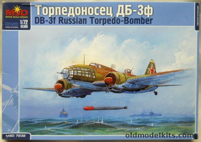 Micro Scale Design 1/72 DB-3F Russian Torpedo Bomber, MSD7232