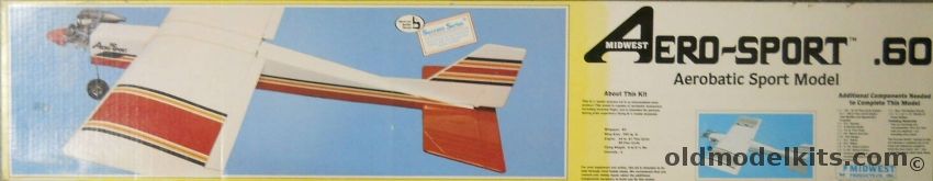 Midwest Aero-Sport .60 - 60 Inch Wingspan R/C Aircraft, 162 plastic model kit