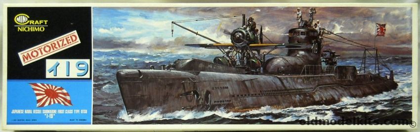 Minicraft 1/200 IJN I-19 Type Otsu Submarine Motorized - (ex Nichimo ...