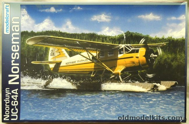 Modelcraft 1/48 Noorduyn Norseman UC-64A - Floats/Skis/Wheels - Canada Northway Aviation Ltd or Israeli  Air Force, 48-001 plastic model kit