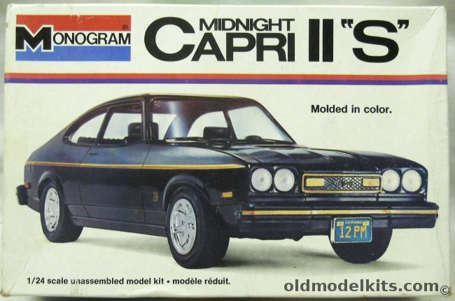 Monogram 1/24 1976 Ford Lincoln-Mercury Capri II S, 2103 plastic model kit