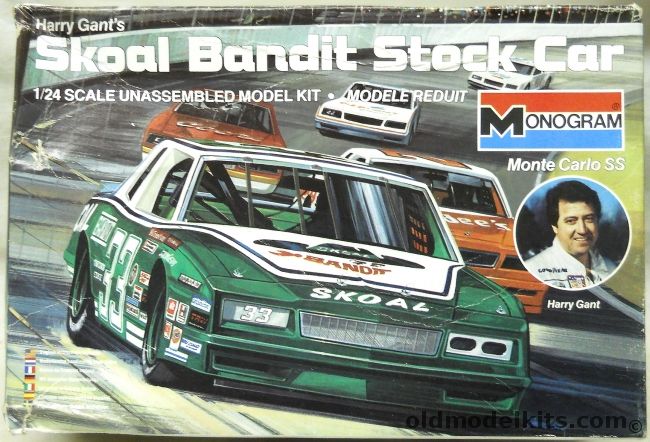 Monogram 1/24 Skoal Bandit Monte Carlo SS Stock Car - Harry Gant, 2706 plastic model kit