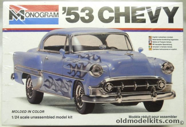 Monogram 1/24 1953 Chevrolet Bel Air 2 Door Hardtop - Stock or Custom, 2237 plastic model kit