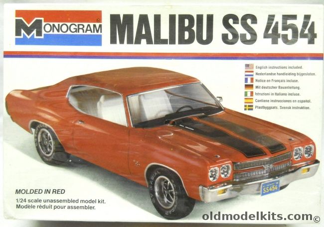 Monogram 124 1970 Chevrolet Malibu Ss 454 2268