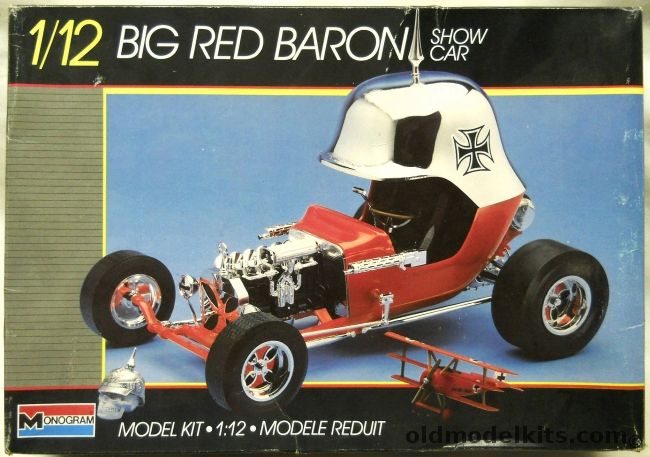 Monogram 1/12 Big Red Baron Show Car - With Scale DR-1 Triplane, 2506