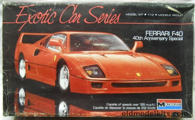 Monogram 1/12 Ferrari F40 40th Anniversary Special, 2804