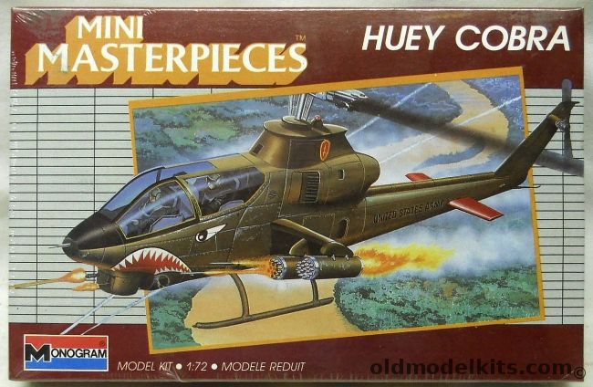 Monogram 1/72 Bell AH-1 Huey Cobra - Mini Masterpieces Issue, 5004 plastic model kit