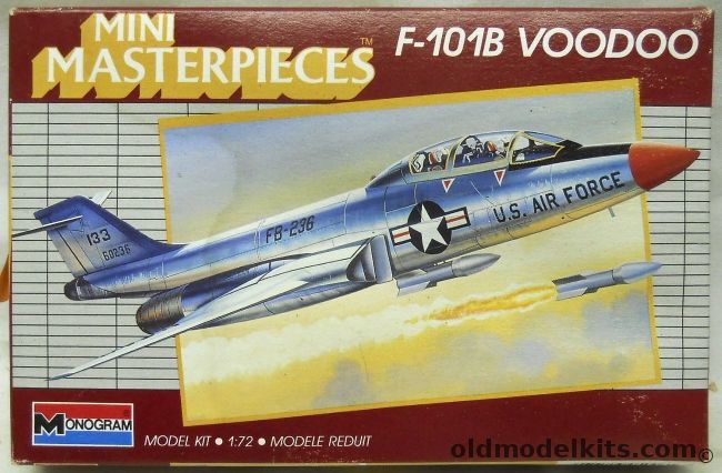 Monogram 1/109 F-101B Voodoo - Mini Masterpieces Issue, 5006 plastic model kit