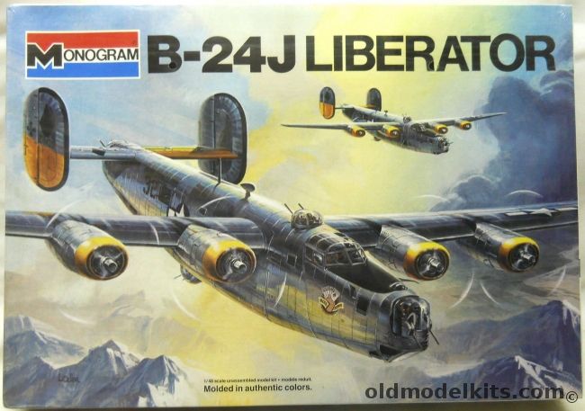 Monogram 1/48 B-24J Liberator - With Diorama Sheet, 5601 plastic model kit