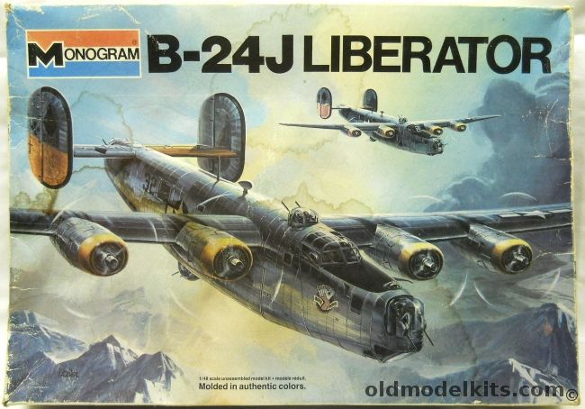 Monogram 1/48 Consolidated B-24J Liberator With Diorama Instructions ...