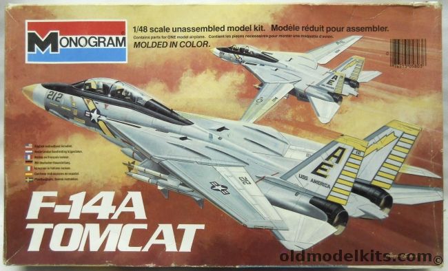 Monogram 1/48 Grumman F-14A Tomcat - VF-142 USS America, 5803