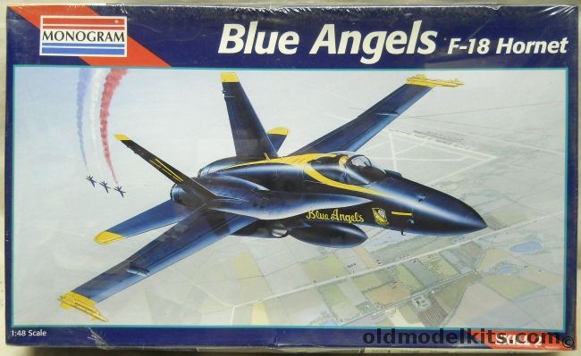 Monogram 1/48 F-18 Hornet Blue Angels - (F/A-18), 5820 plastic model kit