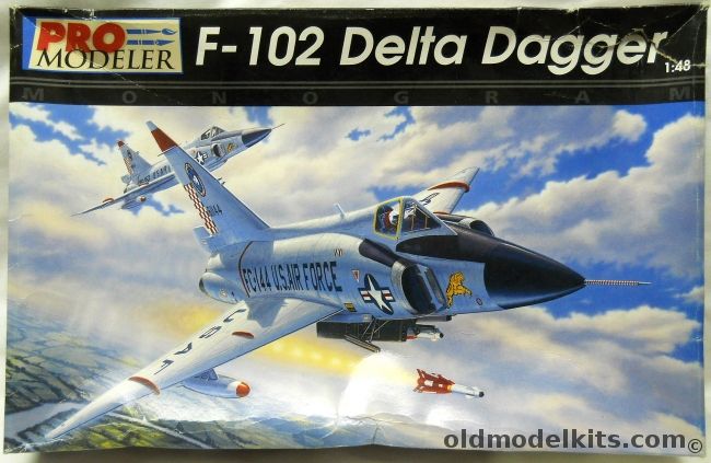 Monogram 1/48 Pro Modeler F-102A Delta Dagger - With Resin Tailcone ...