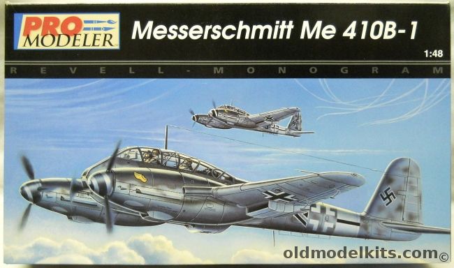 Monogram 1/48 Messerschmitt Me-410 B-1 Pro Modeler - (Me410B1), 5936 plastic model kit