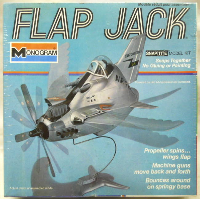 Monogram 1/48 Flap Jack Motorized Aircraft, 7503 plastic model kit