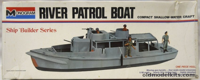 Monogram 1/48 River Patrol Boat - Compact Shallow-Water Craft Vietnam, 8299-0225 plastic model kit