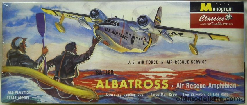 Monogram 1/72 Grumman SA-16B Albatross - Classics Issue - (HU-16), 85-0020 plastic model kit