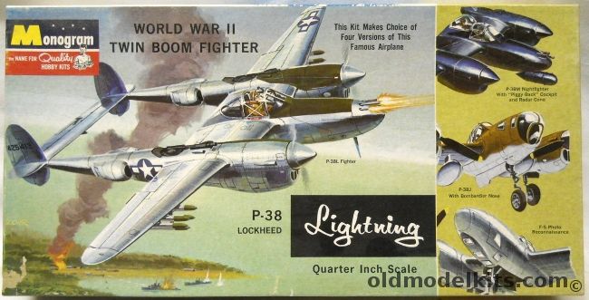 Monogram 1/48 P-38 Lightning - Four Star Issue, PA97-200