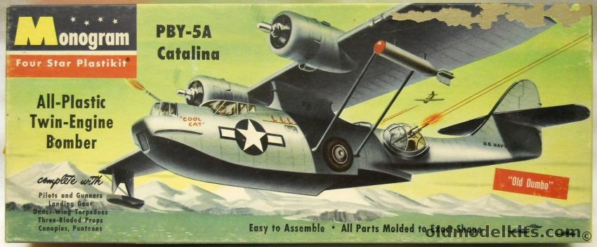 Monogram 1/104 PBY-5A Catalina - With Rubber Tires - Cool Cat, P8-98 plastic model kit
