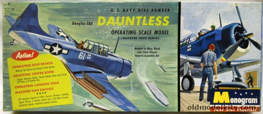 Monogram 1/48 Douglas SBD Dauntless Dive Bomber - Four Star Issue, PA54-149 plastic model kit