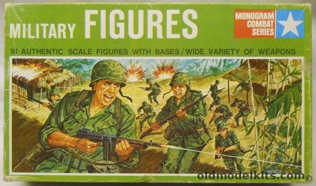 Monogram 1/35 18 US Army Military Figures - (The Fabulous G.I.s), PM158 plastic model kit