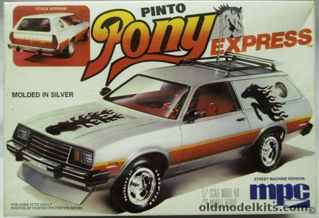 MPC 1/25 Pinto Pony Express - Stock Or Street Machine, 1-0738 plastic model kit