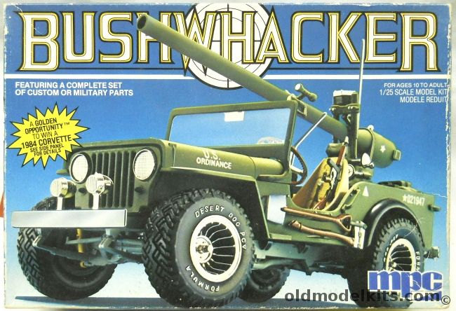 MPC 1/25 Bushwacker Jeep, 1-0873