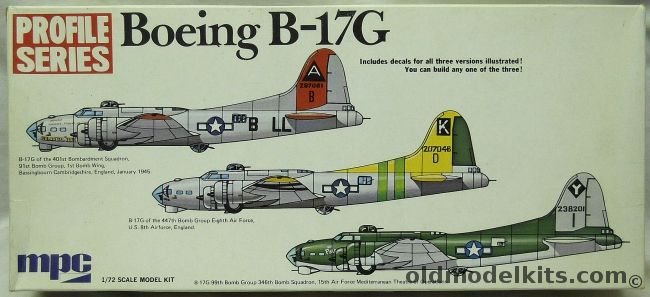 MPC 1/72 Boeing B-17G Flying Fortress Profile Series - 401st BS 