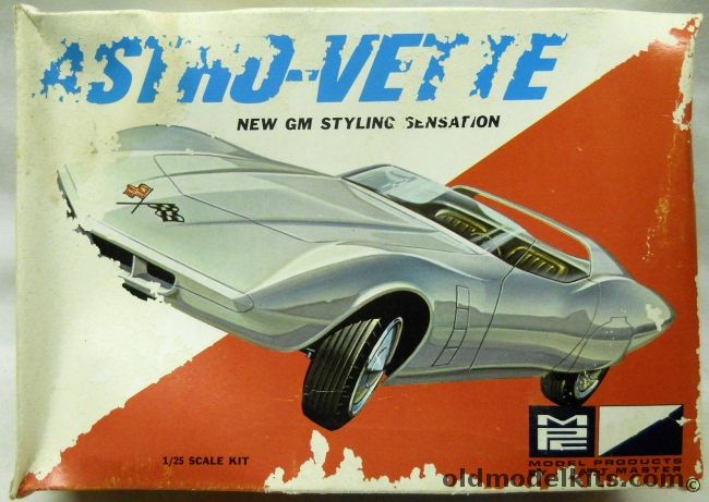 MPC 1/25 Astro-Vette - GM Styling Chevrolet Corvette From 1968, 509-200 plastic model kit