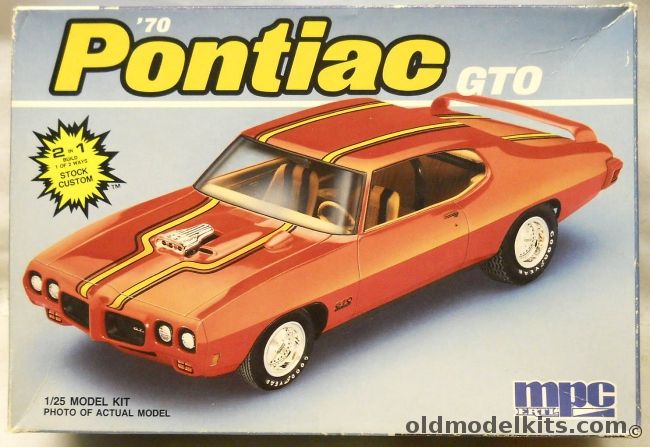 MPC 1970 Pontiac GTO 2 Door Hardtop, 6281 plastic model kit