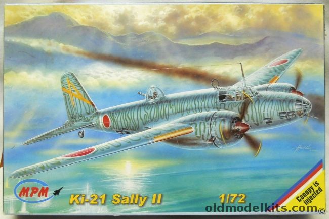 MPM 1/72 Ki-21 Sally II - With Decals For Several Different Aircraft, 72507 plastic model kit