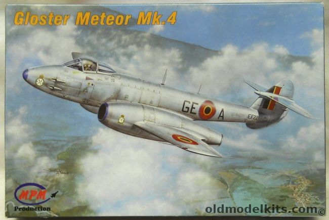 MPM 1/72 TWO Gloster Meteor Mk.4 - Royal Belgian Air Force 1950 / RAF ...