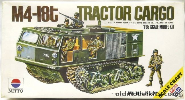 Nitto 1/35 M4-18T US Army 18 Ton High Speed Cargo Tractor, 91 plastic model kit