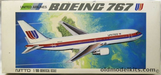 Nitto 1/100 Boeing 767 United Airlines