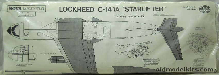 Nova 1/72 Lockheed C-141A Starlifter plastic model kit