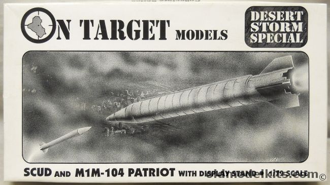 On Target 1/72 Scud And M1M-104 Patriot Missiles With Display Stand - Desert Storm Special, 1000 plastic model kit