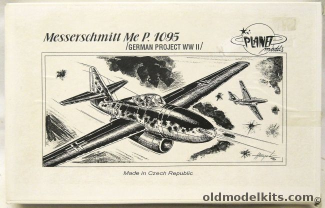 Planet Models 1/72 Messerschmitt Me P.1095 - (P1095), 017 plastic model kit