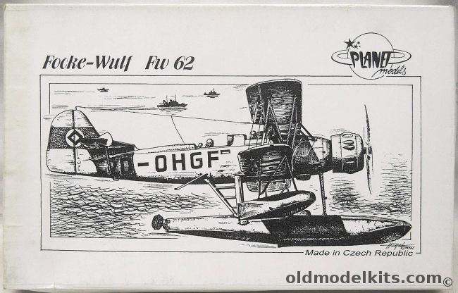 Planet Models 1/72 Focke-Wulf FW-62, 080 plastic model kit