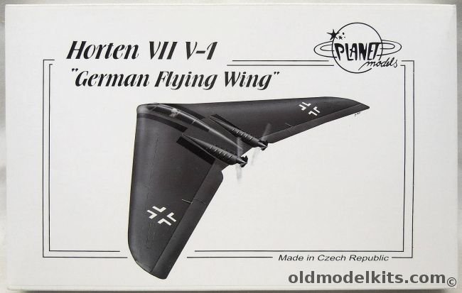 Planet Models 1/72 Horten VII V-1 German Flying Wing, 128 plastic model kit