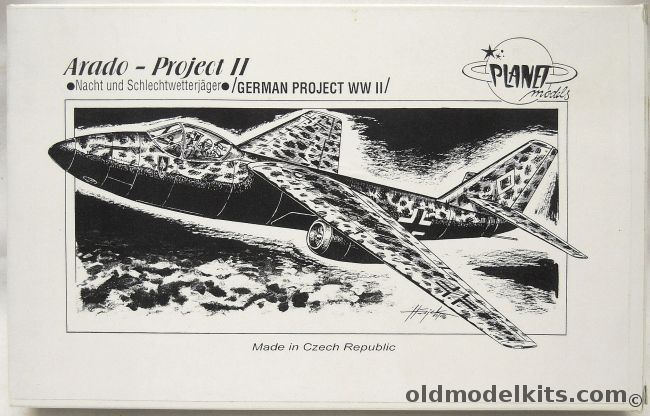 Planet Models 1/72 Arado Project II, 022 plastic model kit