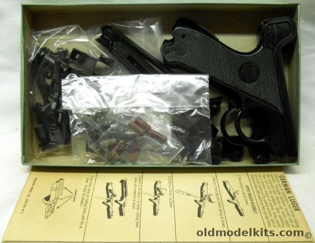 Premier 1/1 German Luger Pistol - Reboxed plastic model kit
