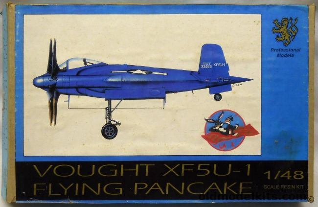 Professional Models 1/48 Vought XF5U-1 Flying Pancake, 48001 plastic model kit