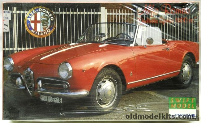 Protar 1/24 Alfa Romeo Giulietta Spider 1300CC, 224 plastic model kit