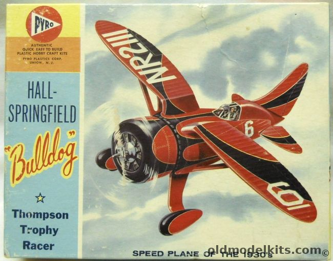 Pyro 1/32 Hall-Springfield Bulldog - Thompson Trophy Racer, 321-149 plastic model kit