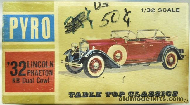 Pyro 1/32 1932 Lincoln KB Dual Cowl Phaeton, C340-100