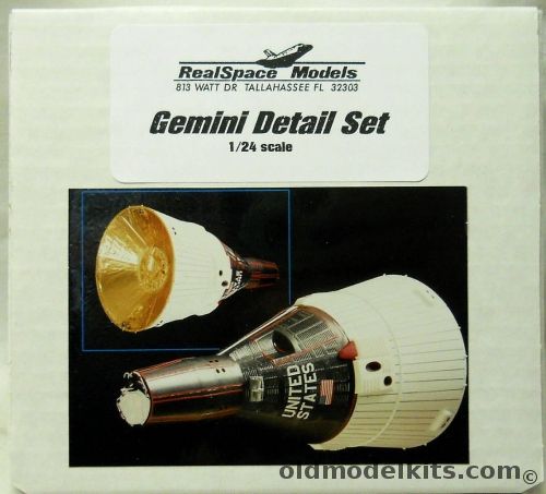 Realspace 1/24 Gemini Detail Set - For The Revell Model plastic model kit