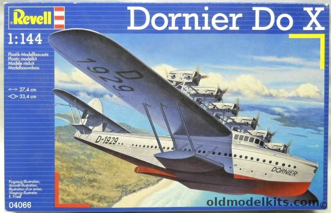 Revell 1/144 Dornier Do X Flying Boat - (Do-X), 04066 plastic model kit